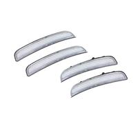 Mbxpxe Indicatori Di Direzione Anteriore Paraurti Posteriore LED Indicatore Laterale Luce Affumicato Segnale Girata Coda Per Dodge Per Charger 2015-2022 Lampada di Segnalazione(4pieces Front Rear B)