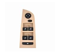 Mbxpxe Interruttore alzacristallo elettrico Accessori Per Pannello Console Interruttore Alzacristalli Elettrici Per BMW Serie 3 E90 E90N E91 E91N LHD(Beige Switch)