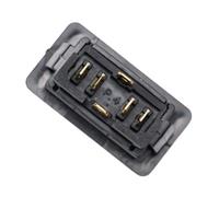 Mbxpxe Interruttore alzacristallo elettrico Interruttore Alimentazione Elettrica Auto Luce Verde 6Pin 12/24V 20A Sollevamento Finestra Accessori