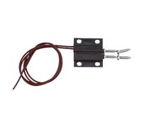MC-38 Sensore magnetico di sicurezza per porte e finestre, interruttore NC/NO cablato, nero (normalmente chiuso)