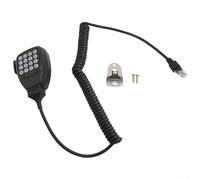 Mc-59 - Microfono portatile per Kenwood per radio serie TM, tra cui Tm-271a, Tm-281a, Tm-471a, Tm-d710a, Tm-v71a, con cavo schermato per riduzione del rumore, presa e tocco di quarantacinque gradi