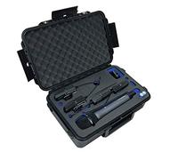 mc-cases Custodia per Sennheiser Evolution Wireless serie G4 - Sennheiser EW G4 - Ampio spazio per gli accessori, ad esempio 4 trasmettitori tascabili, cavi e altro ancora.