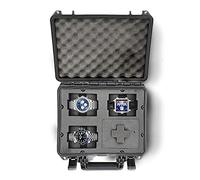 mc-cases® - valigetta porta orologi - ospita fino a 4 orologi - si chiude a chiave, resiste all'acqua, ben protetta - perfetta per viaggiare - Made in Germany