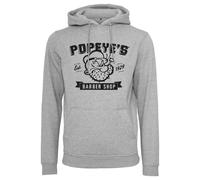 Merchcode Felpa Popeye Barber Shop Hoody Grigio L Grigio