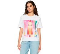 Merchcode Maglietta da donna Cher Prisma Tee MC856 L Bianco