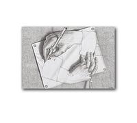 MC Escher Poster pittura su tela da parete Poster di scorrimento Stampa murale Decorazione murale Poster casa 50 x 75 cm