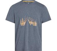 Mc Kinley Nata II T-Shirt da Uomo Melange/Navy M