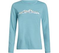 Mc Kinley Shane Maglietta a Maniche Lunghe Senza Collo Blue Light 44
