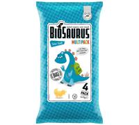Patatine di mais Dinosauri al sale marino senza glutine BIO 4x15 g BioSaurus