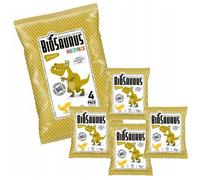 Mc LLOYD 's BioSaurus Patatine di mais al formaggio senza glutine - 4x15 g