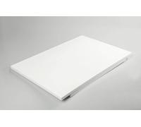 MC RISTORAZIONE Tagliere Bianco Professionale, Polietilene, Bianco spessore 2cm