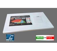 Mc Ristorazione Tagliere in Pe Professionale cm 60x40x2h Bianco C5640