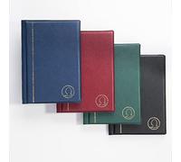 MC.Sammler Album per 96 Monete da 1 2 5 Euro | Portmonete Raccoglitore per Collezione di Monete | 96 Tasche 35mm x 35mm | Rosso