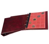 MC.Sammler Album per monete e monete da 200 pezzi (rosso)