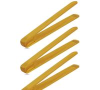 MC-Trend 3 pinze per barbecue da 30 cm in pregiato legno di ciliegio, pinze da cucina in legno di alta qualità con scanalature da 2 cm per una presa sicura, accessori per barbecue e pinze per salsicce