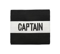 MC-Trend Fascia da capitano da calcio per bambini: fascia elastica e di alta qualità per tutte le età - Scelta perfetta per il capitano della tua squadra (1, bambini nero/bianco)