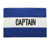MC-Trend Fascia da capitano per calcio: Fascia da braccio per capitano di alta qualità ed elastica per tutte le fasce d'età - Scelta perfetta per il capitano della tua squadra (1, Blu/Bianco)