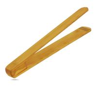 MC-Trend Pinza per barbecue da 30 cm in pregiato legno di ciliegio, pinza da cucina in legno di alta qualità con scanalature da 2 cm per una presa sicura, accessori per barbecue e salsicce per
