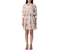 MC2 Saint Barth - Abito Mini a Balze con Cintura - - Dresses - Donna - Beige - XS