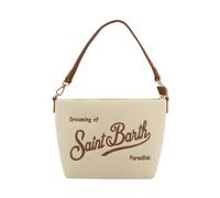 MC2 Saint Barth - Aline BAG - Canvas Grain Leather - - Bags - Donna - Beige - ONE SIZE