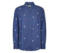 MC2 Saint Barth, ,Blouses & Shirts ,Donna ,Blu ,S Meredith - Chambray D Mini Flower Heart Emb