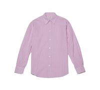 MC2 Saint Barth, ,Blouses & Shirts ,Donna ,Rosa ,M Meredith Camicia a Maniche Lunghe a Righe in Cotone con Logo Posteriore