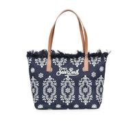Saint Barth, ,Bags ,Donna ,Nero ,ONE SIZE Borsa City Media con Frange e Pizzo Sangallo