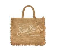 MC2 Saint Barth - Borsa a tracolla ricamata in rafia