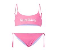 Mc2 Saint Barth Costume Bikini 2 Pezzi Fucsia e Lilla Reversibile (IT, età, 12 Anni, Regular, Bambina, Fucsia)