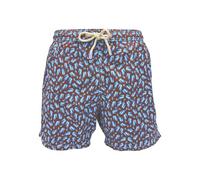 MC2 SAINT BARTH Costume da bagno Seahorse Dance con stampa di cavallucci marini, colore marrone, marrone, M