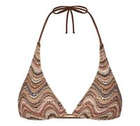 MC2 Saint Barth - Guiana Fully Adjustable Triangle Bikini Top - - Swimwear - Donna - Marrone - M