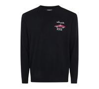 MC2 Saint Barth - Heron Her0024 Sweater - - Knitwear - Uomo - Nero - ONE SIZE