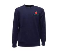 MC2 Saint Barth, ,Knitwear ,Uomo ,Blu ,L Heron Light Embry Crew Neck Sweater