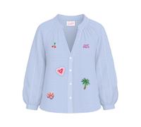 MC2 Saint Barth - Lio0001-00430L.31 Skjorte - -Blouses & Shirts -Donna -Blu -M