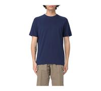 MC2 Saint Barth, ,Tops ,Uomo ,Blu ,L T-shirt in Cotone Blu Navy con Girocollo