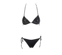 MC2 SAINT BARTH Top Annabelle Strass Nero - Small