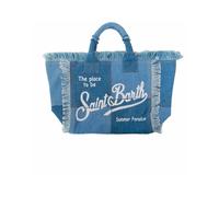 MC2 Saint Barth - Vanity Denim Borsa Estate Paradiso - -Bags -Donna -Blu -ONE SIZE