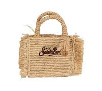 Saint Barth - Mini Borsa Vanity con Frange in Raffia - - Bags - Donna - Beige - ONE SIZE