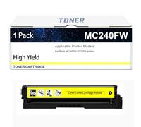 MC240FW 408451 408452 408453 408454 Cartuccia Toner Compatibile Per Stampante Ricoh MC240FW PC200W (senza Chip),Yellow-1 Pack