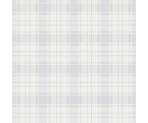 MC61010 - Maison Charme Check Plaid GrigioCrema Galerie Carta Da Parati