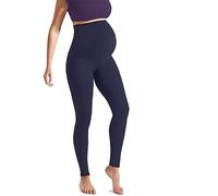 MCA Leggings Premaman Lunghi (IT, Testo, XS, Regular, Regular, Blu)
