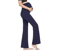 MCA Leggings Premaman Lunghi (IT, Testo, XS, Regular, Regular, Blu Zampa)