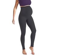 MCA Leggings Premaman Lunghi (IT, Testo, XS, Regular, Regular, Grigio)