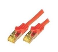 Mcab CAT7 s-FTP-pimf-lszh-0.25 m-YEL 2.00 m-Red Cavo Ethernet (2 m), Colore: Rosso