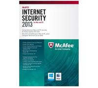 Mcafee Antivirus Sicurezza Internet 2013 per Windows e Mac 1 Licenza