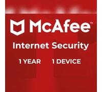 McAfee Internet Security 1 Device 1 Year Key - GLOBAL