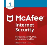 MCAFEE INTERNET SECURITY - 1 DISPOSITIVO/1 ANNO - INCLUDE ANTIVIRUS