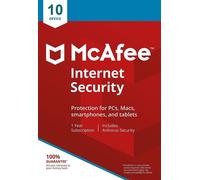 McAfee Internet Security (2021) 10 Device 1 Year Key EUROPE