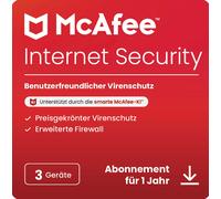 McAfee Internet Security 2026 | 1 dispositivo - Durata 1 anno | Protezione web essenziale e VPN