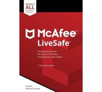 McAfee LiveSafe 2020 - 10 Devices 1 Year Key GLOBAL